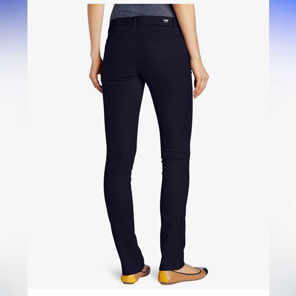 Lee Uniform Black Slim Fit Pants Size 15 Junior NWT